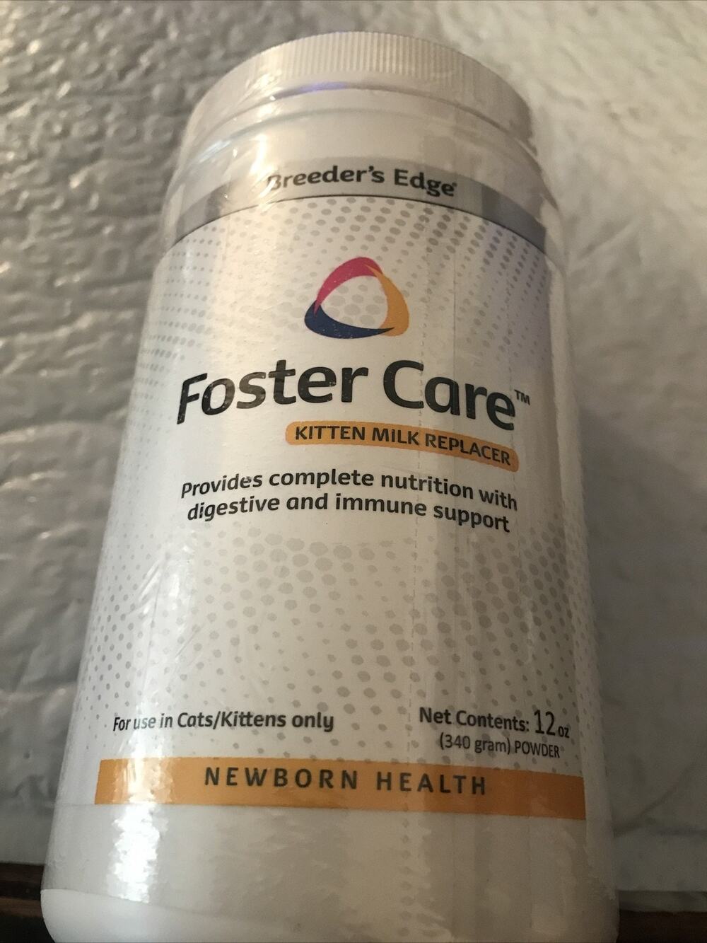Breeder's Edge Foster Care Powdered Milk Replacer for Kittens 12 oz EXP 06/25/27